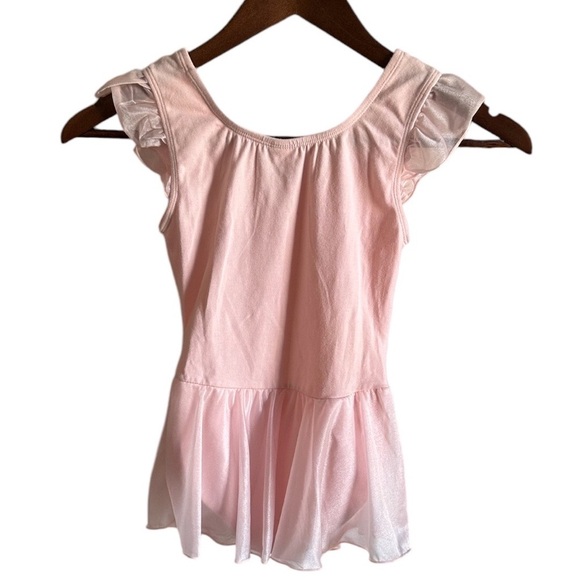 More than Magic Leotard Ballet Dance Tutu Skirted Silver Dots Girls Size M (7/8) - Picture 2 of 16